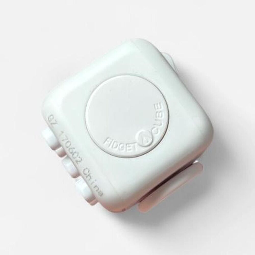 Like new White fidget cube